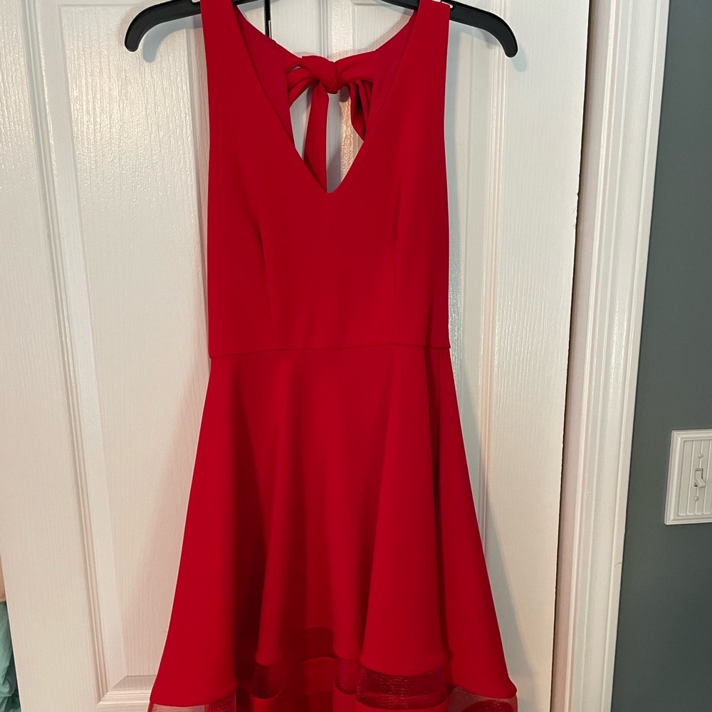 Womens B. Darlin red dress size 7/8